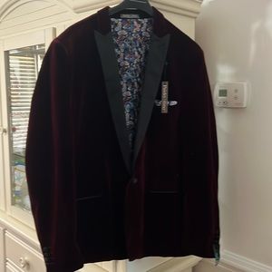 Paisley & Gray velvet jacket.